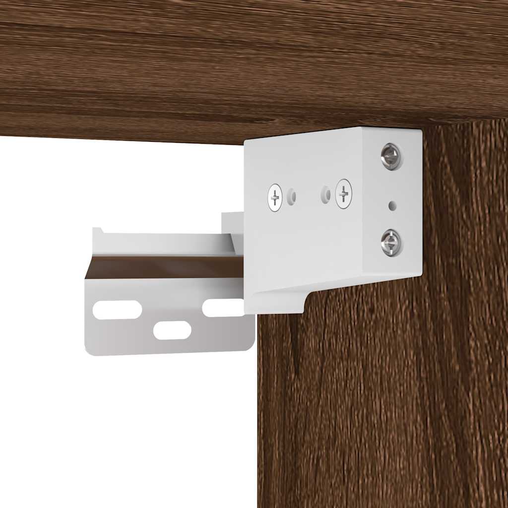 Noptiera montata pe perete Stejar maro 38x34x40 cm GartenMobel Dekor