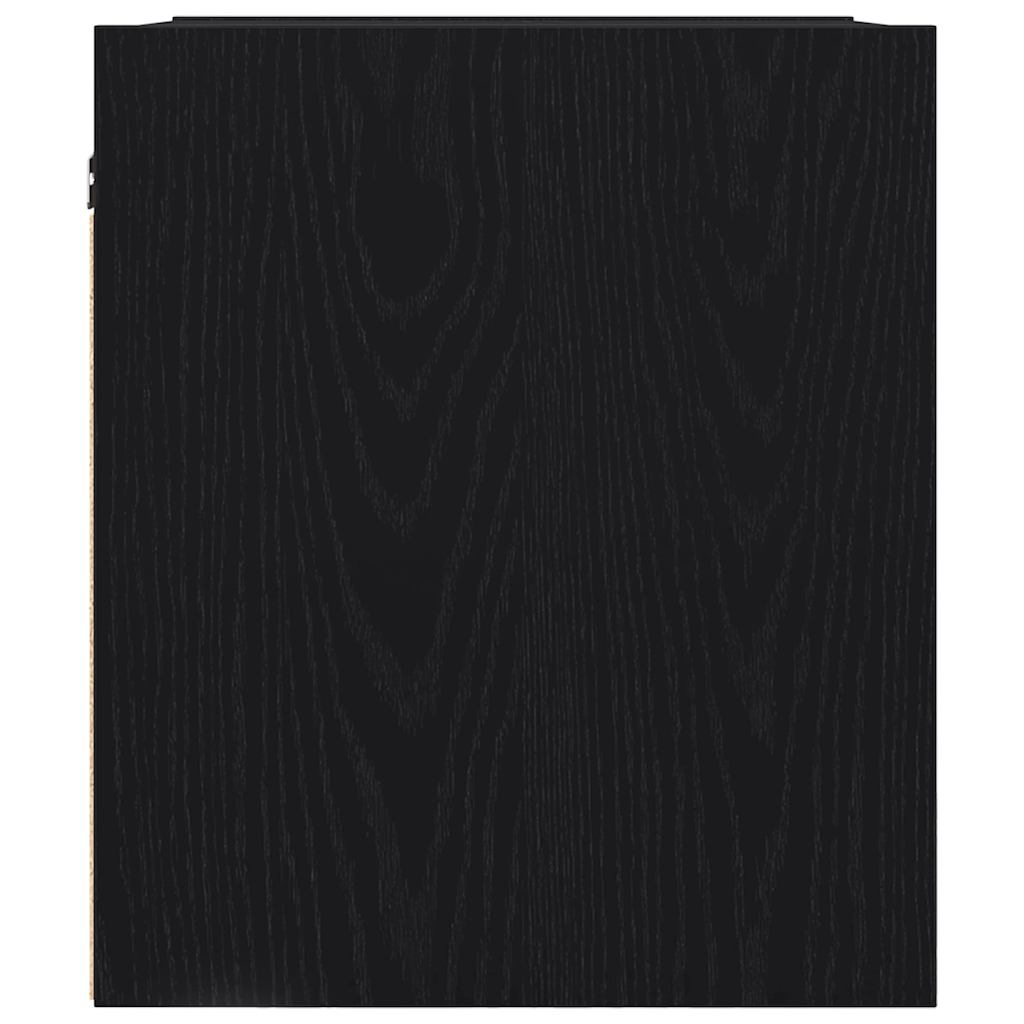 Noptiere de perete 2 buc Stejar negru 38x34x40 cm GartenMobel Dekor