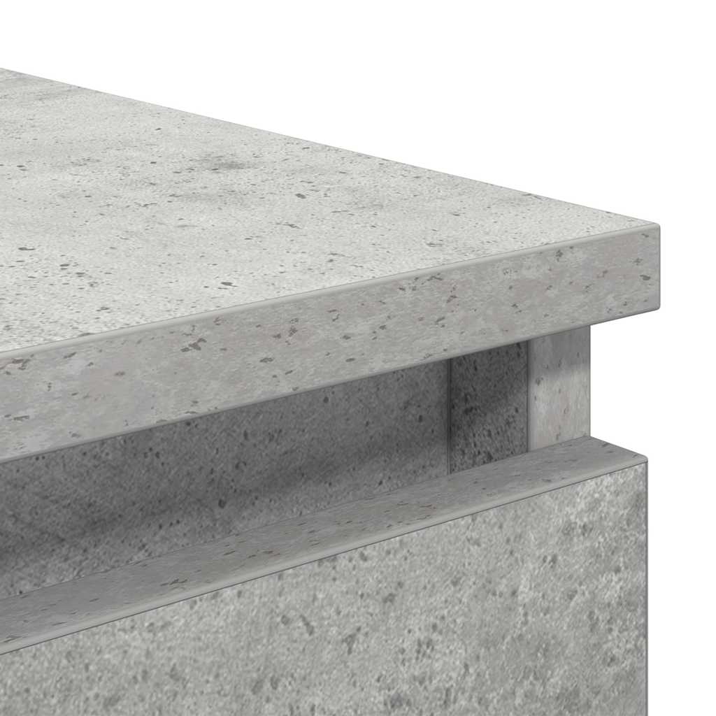 Bufetă Gri Beton 37,5x35x76 cm Lemn prelucrat GartenMobel Dekor