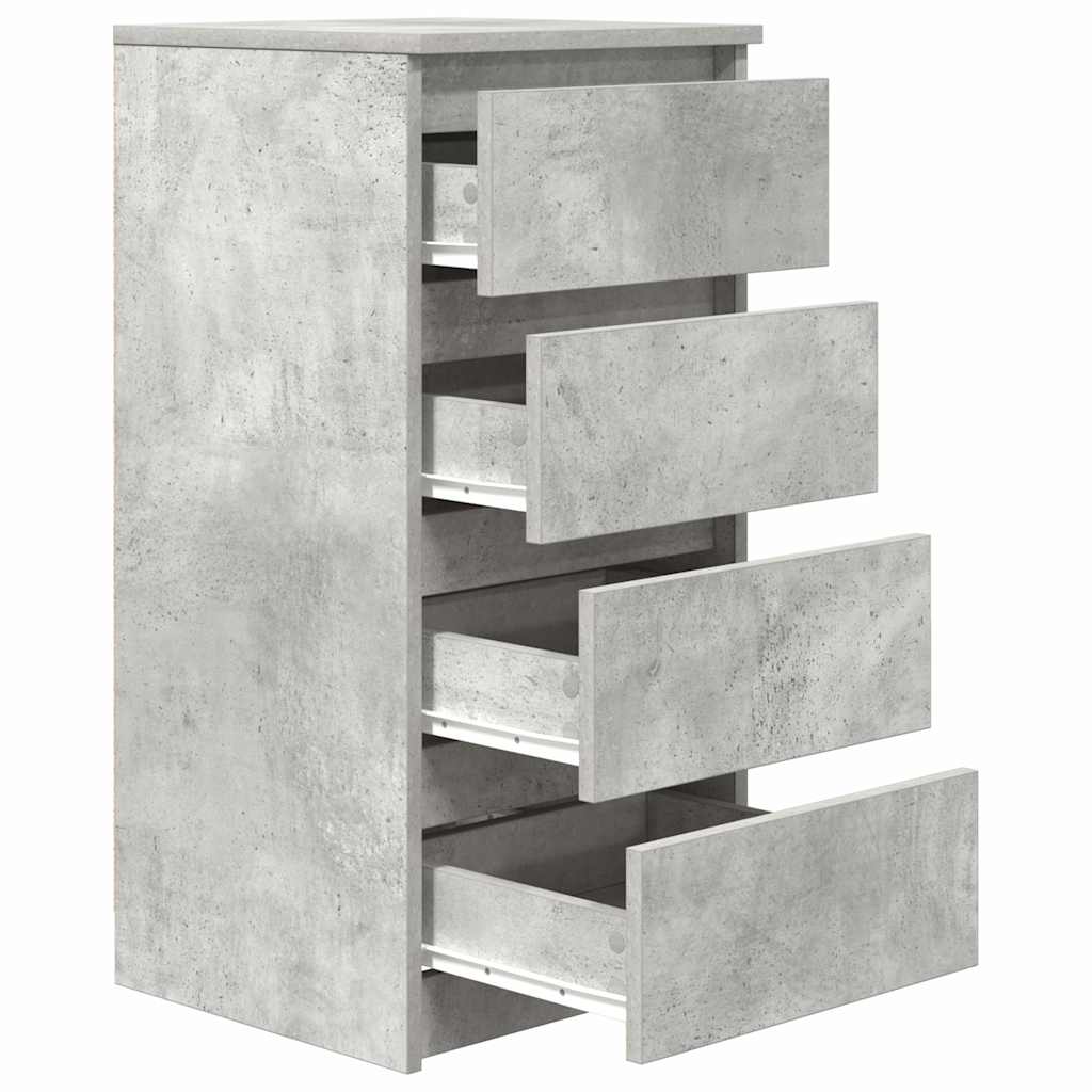 Bufetă Gri Beton 37,5x35x76 cm Lemn prelucrat GartenMobel Dekor