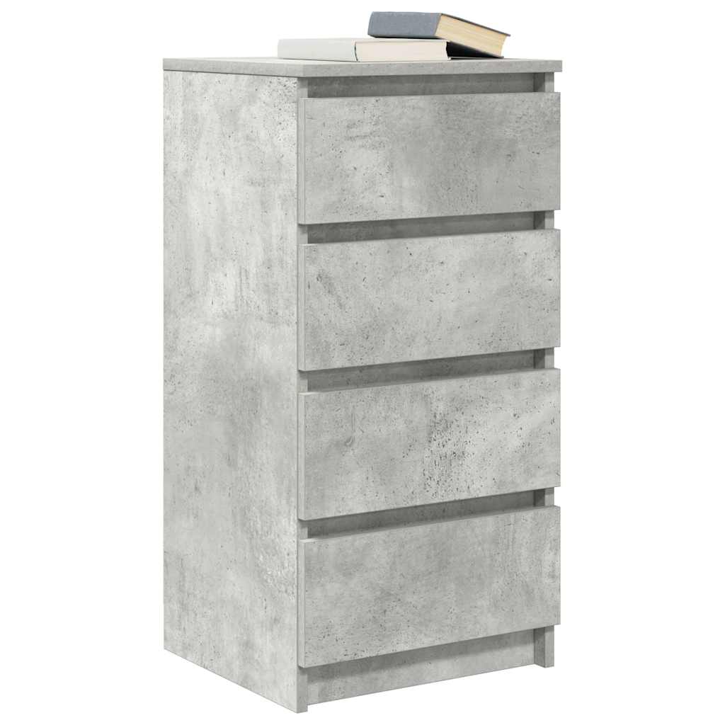 Bufetă Gri Beton 37,5x35x76 cm Lemn prelucrat GartenMobel Dekor