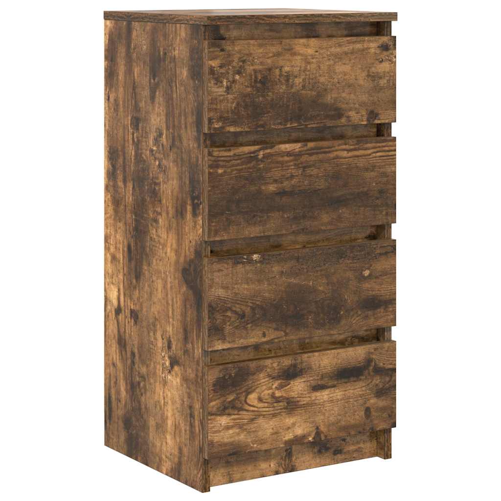 Bufetă Stejar afumat 37,5x35x76 cm Lemn prelucrat GartenMobel Dekor