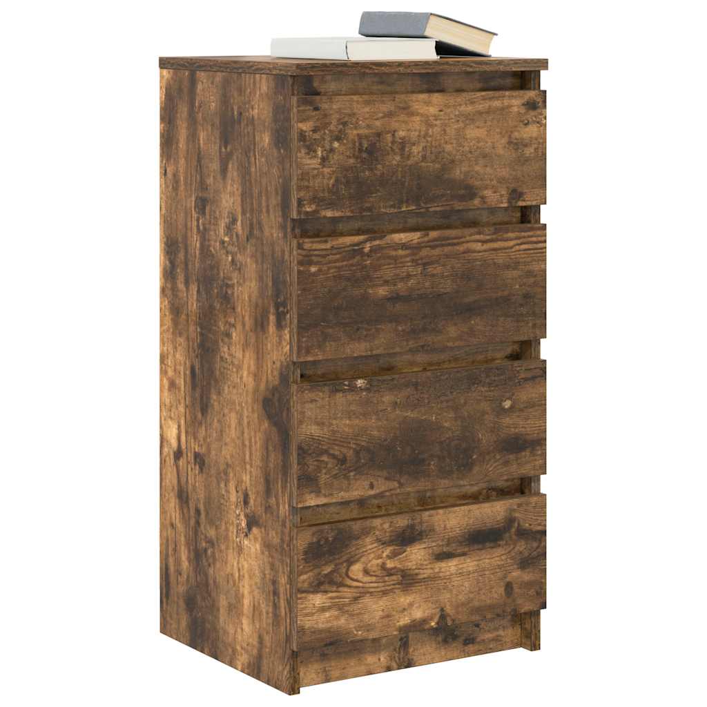 Bufetă Stejar afumat 37,5x35x76 cm Lemn prelucrat GartenMobel Dekor