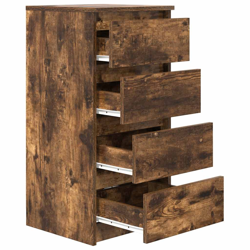 Bufetă Stejar afumat 37,5x35x76 cm Lemn prelucrat GartenMobel Dekor