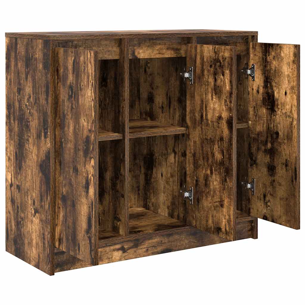 Bufetă Stejar afumat 85x34x76 cm Lemn prelucrat GartenMobel Dekor