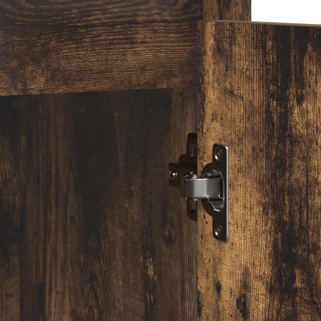 Bufetă Stejar afumat 85x34x76 cm Lemn prelucrat GartenMobel Dekor