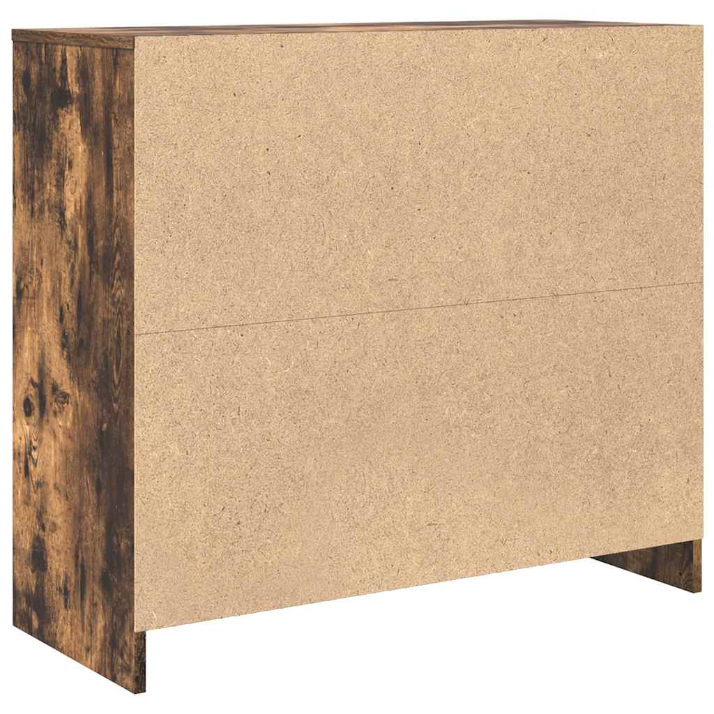 Bufetă Stejar afumat 85x34x76 cm Lemn prelucrat GartenMobel Dekor
