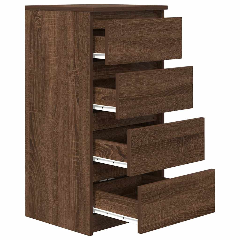 Bufetă Stejar maro 37,5x35x76 cm Lemn prelucrat GartenMobel Dekor