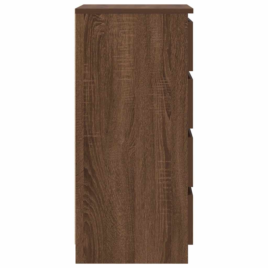 Bufetă Stejar maro 37,5x35x76 cm Lemn prelucrat GartenMobel Dekor