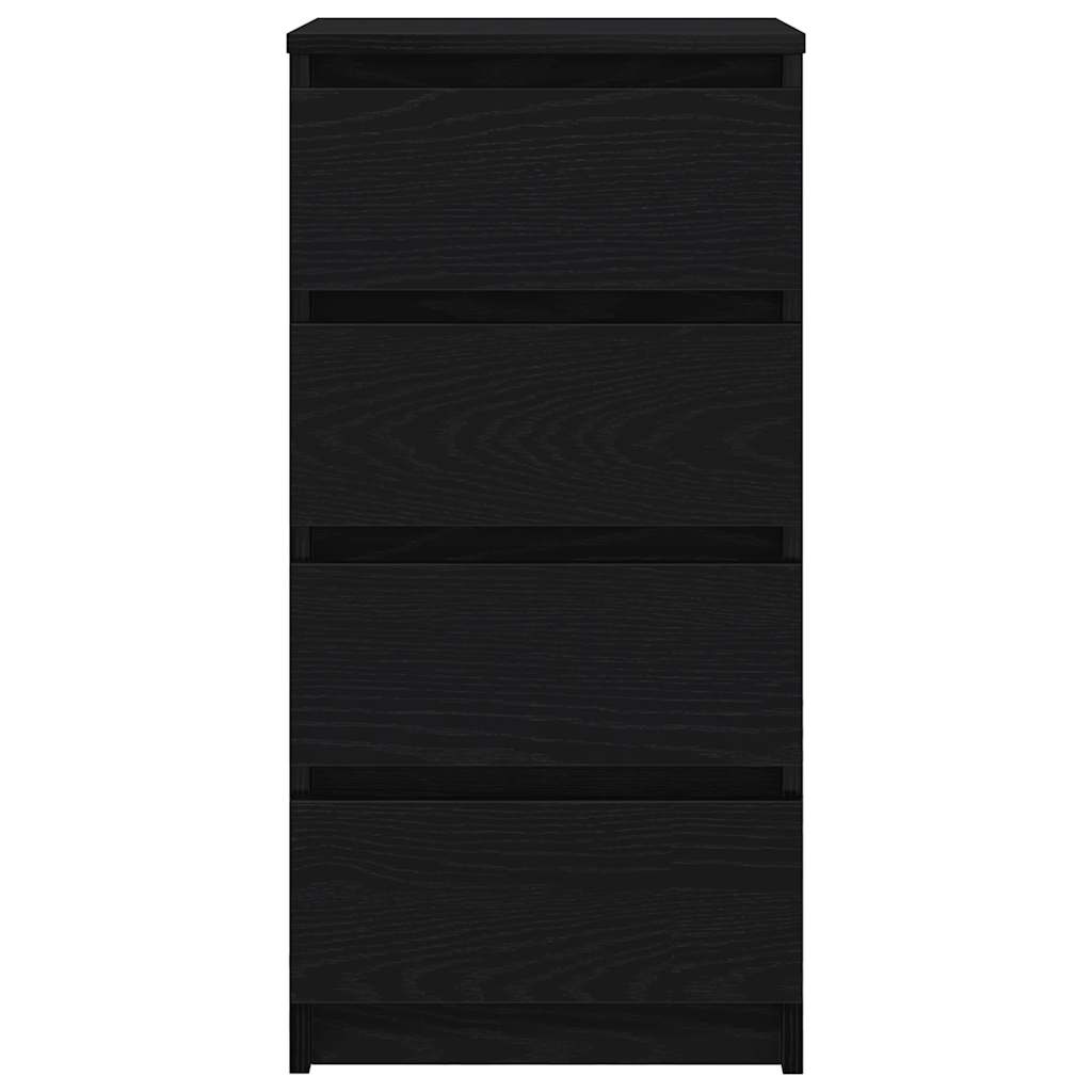 Bufetă Stejar negru 37,5x35x76 cm Lemn prelucrat GartenMobel Dekor