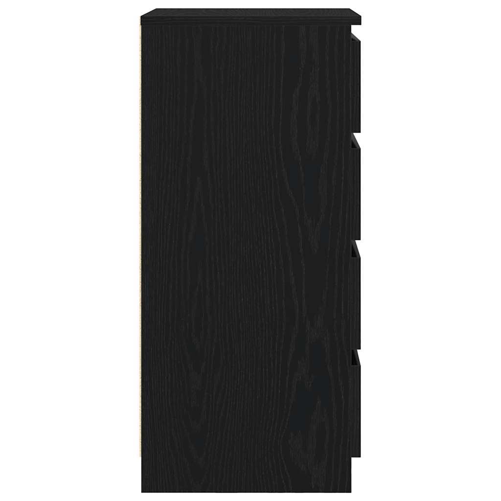 Bufetă Stejar negru 37,5x35x76 cm Lemn prelucrat GartenMobel Dekor