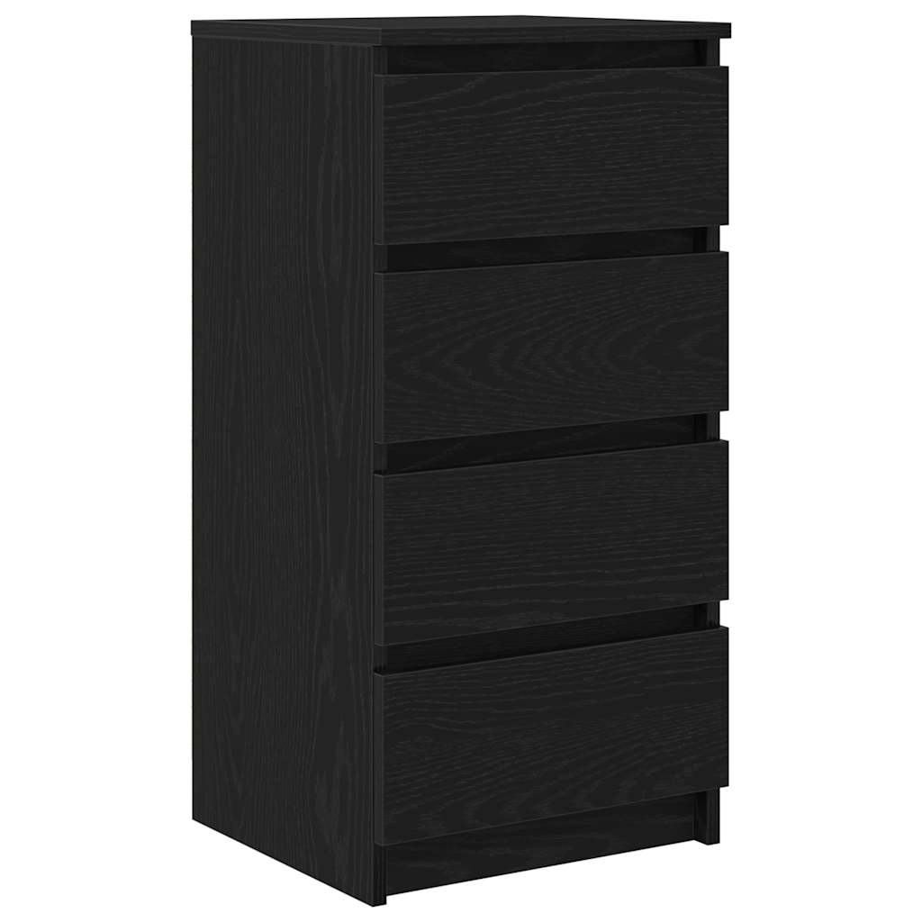 Bufetă Stejar negru 37,5x35x76 cm Lemn prelucrat GartenMobel Dekor