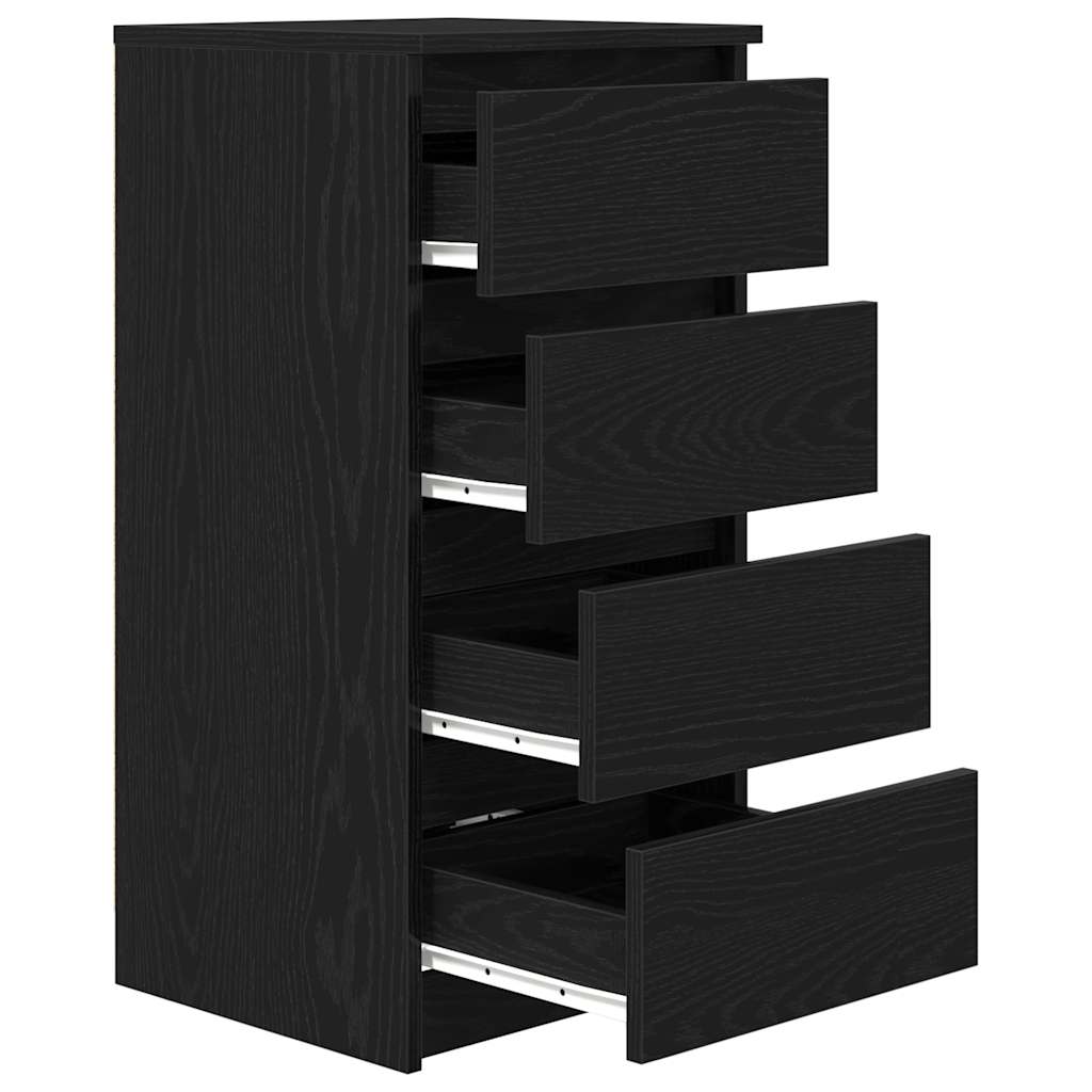 Bufetă Stejar negru 37,5x35x76 cm Lemn prelucrat GartenMobel Dekor
