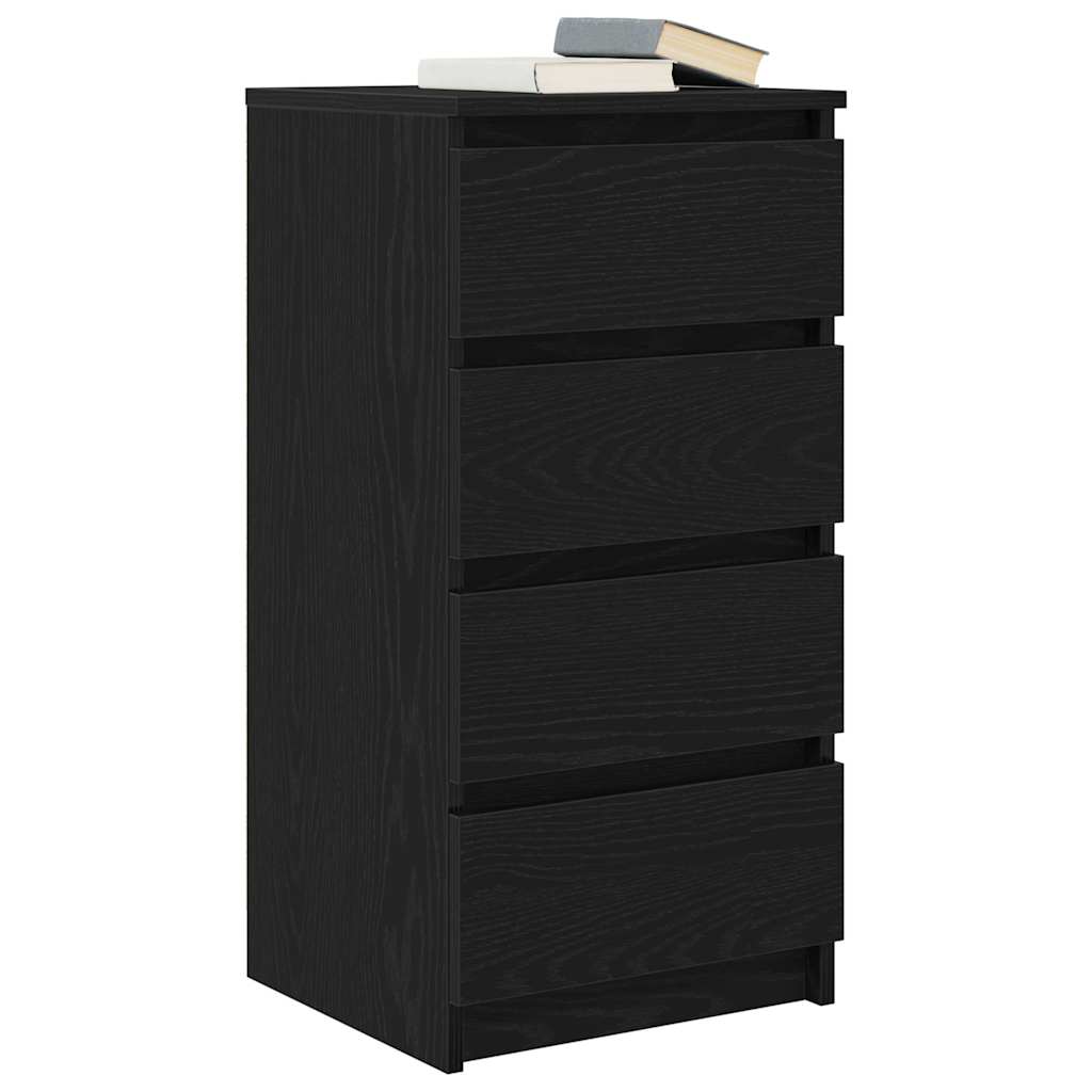 Bufetă Stejar negru 37,5x35x76 cm Lemn prelucrat GartenMobel Dekor