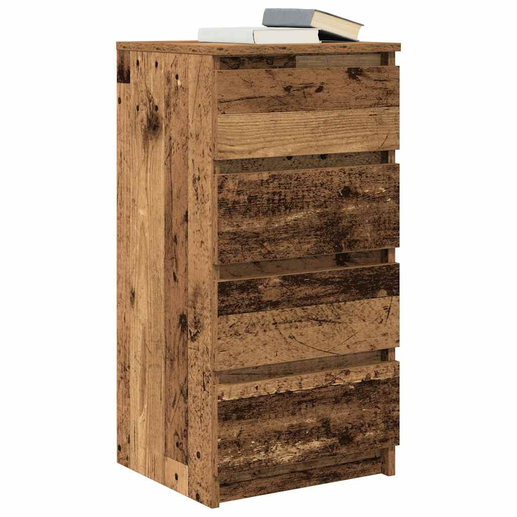 Bufetă din lemn vechi 37,5x35x76 cm din lemn prelucrat GartenMobel Dekor