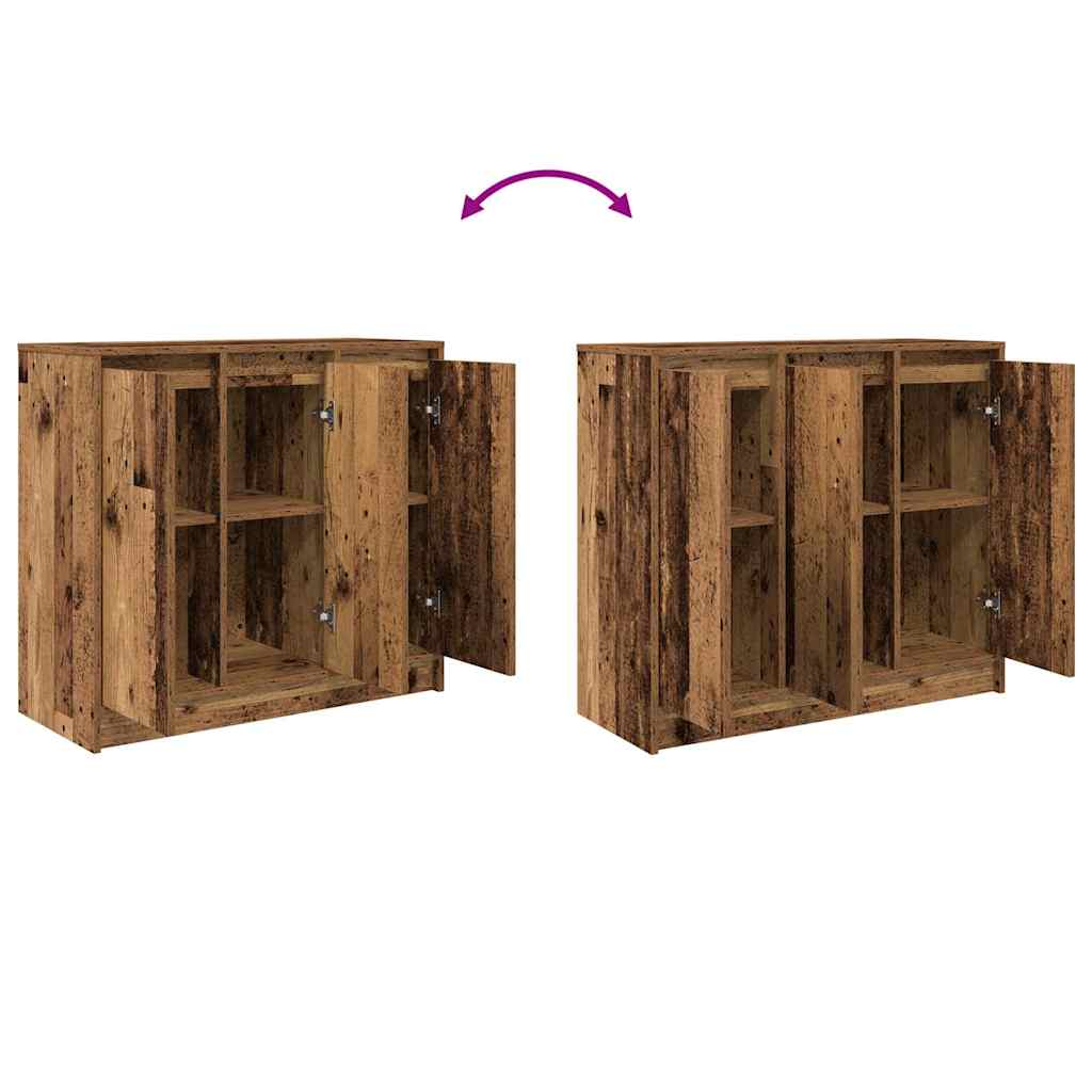 Bufetă din lemn vechi 85x34x76 cm din lemn prelucrat GartenMobel Dekor