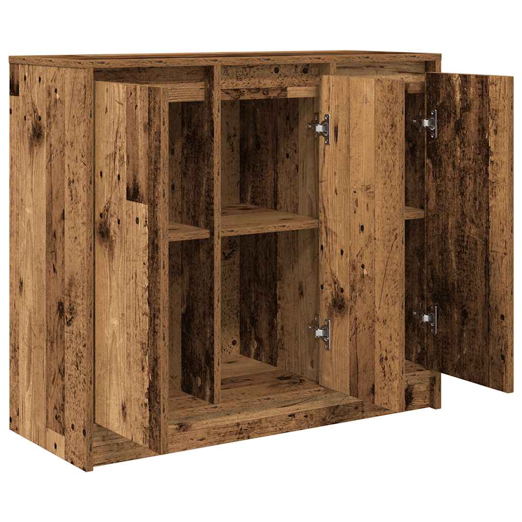 Bufetă din lemn vechi 85x34x76 cm din lemn prelucrat GartenMobel Dekor