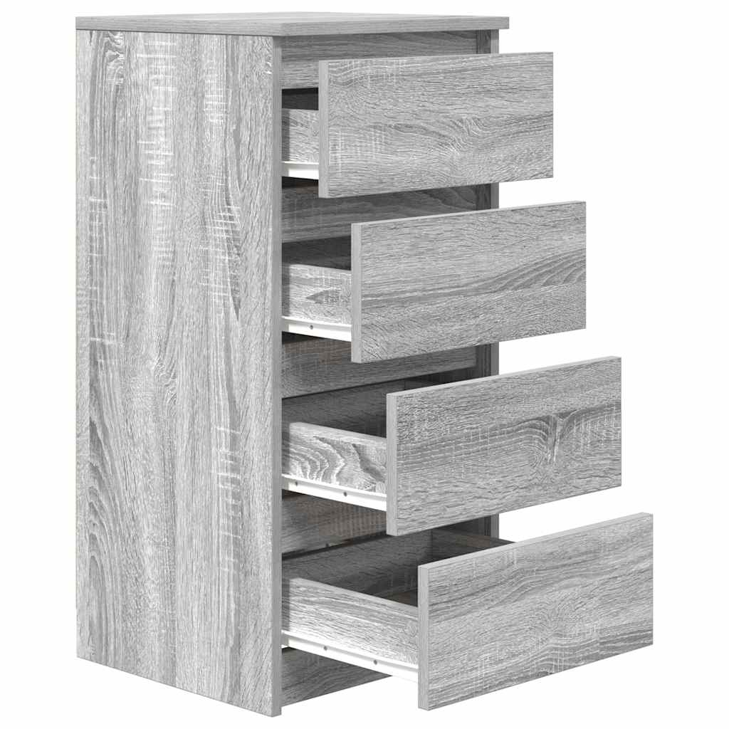 Bufetă gri Sonoma 37,5x35x76 cm Lemn prelucrat GartenMobel Dekor