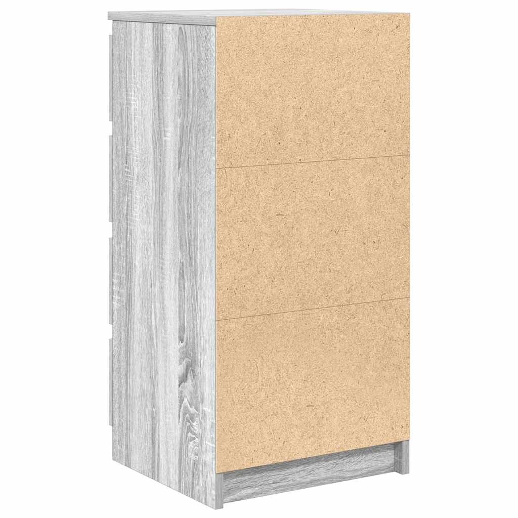 Bufetă gri Sonoma 37,5x35x76 cm Lemn prelucrat GartenMobel Dekor
