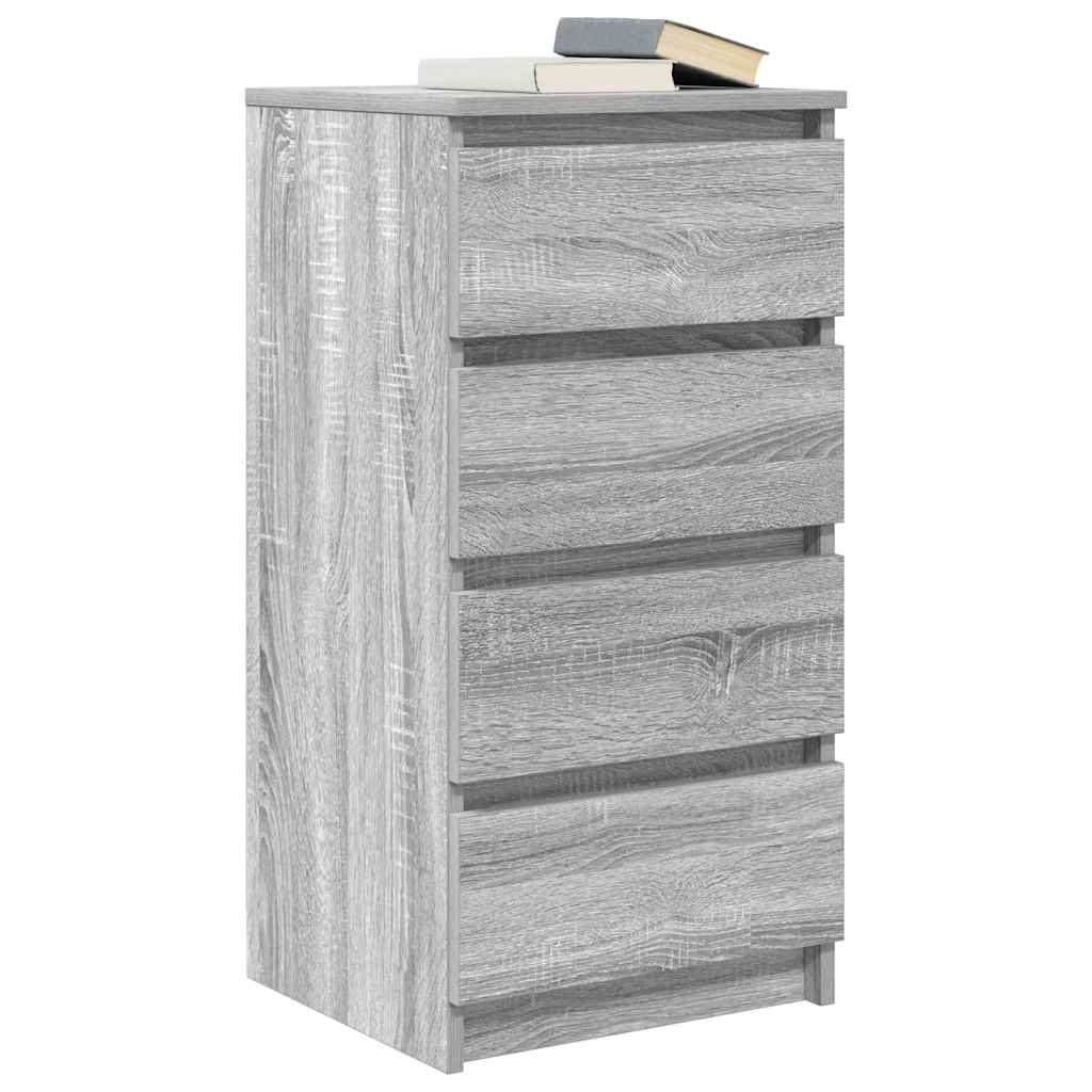 Bufetă gri Sonoma 37,5x35x76 cm Lemn prelucrat GartenMobel Dekor