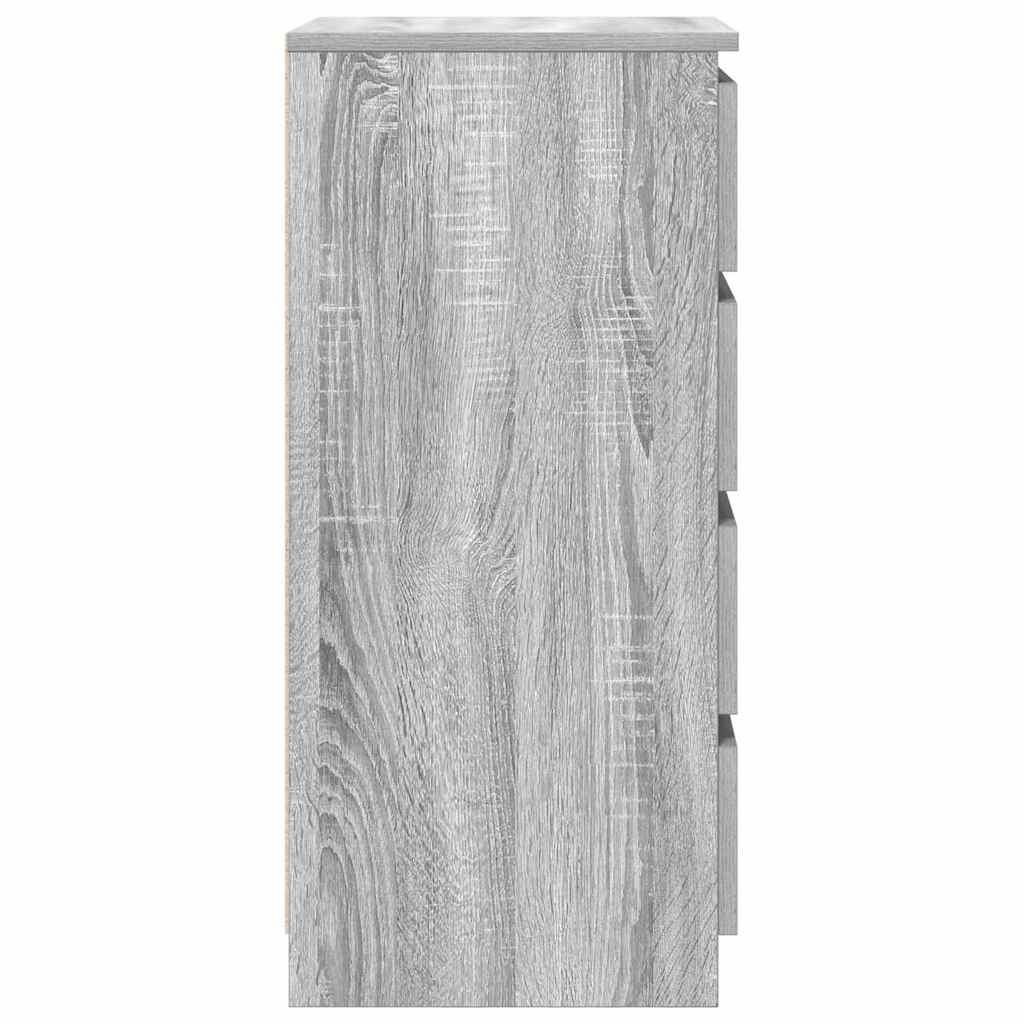 Bufetă gri Sonoma 37,5x35x76 cm Lemn prelucrat GartenMobel Dekor
