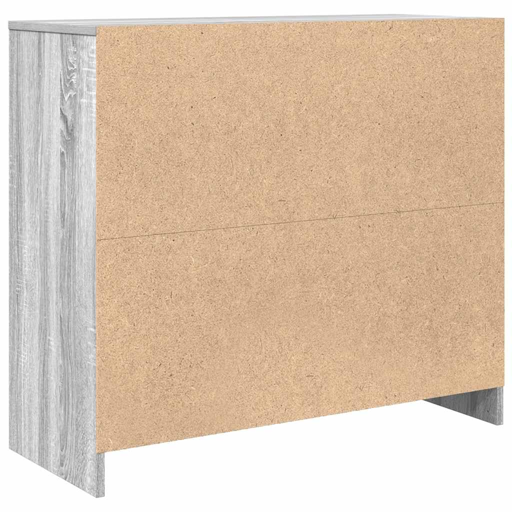 Bufetă gri Sonoma 85x34x76 cm Lemn prelucrat GartenMobel Dekor
