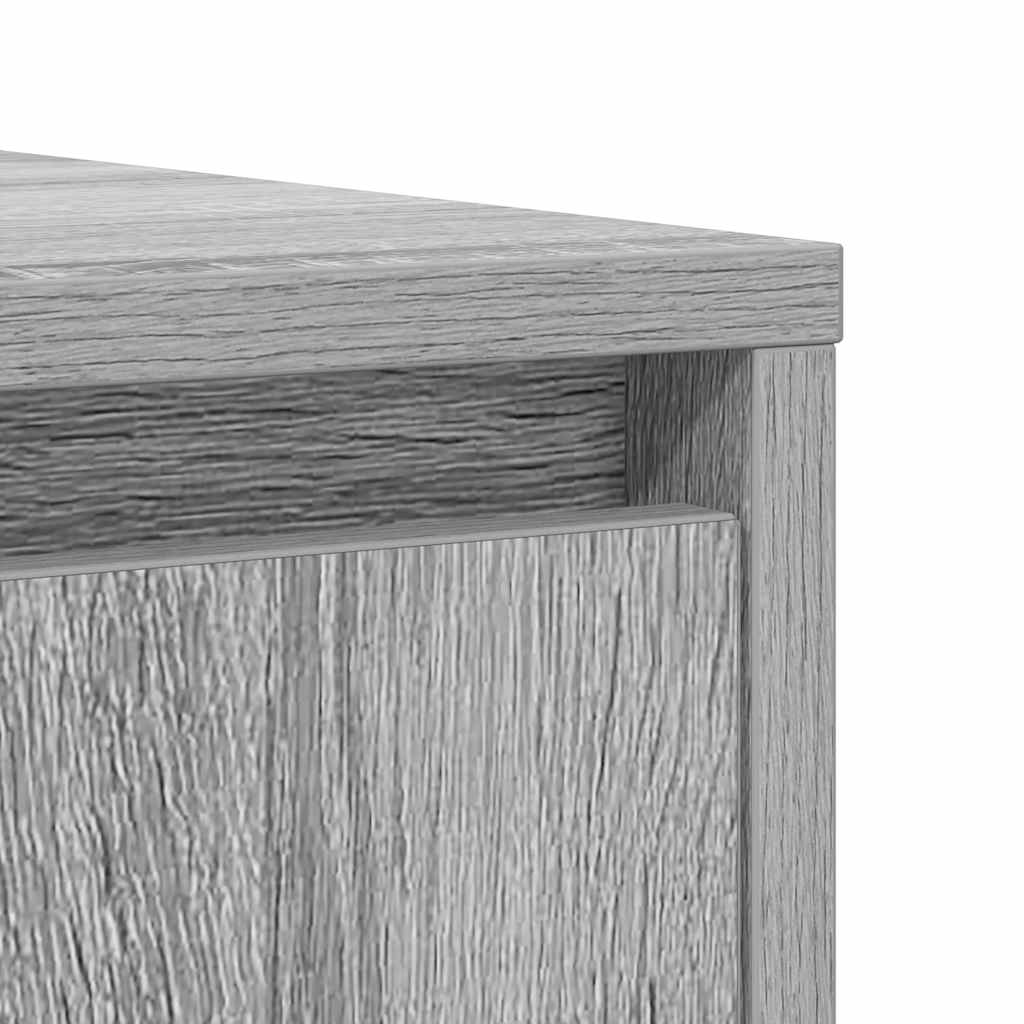 Bufetă gri Sonoma 85x34x76 cm Lemn prelucrat GartenMobel Dekor