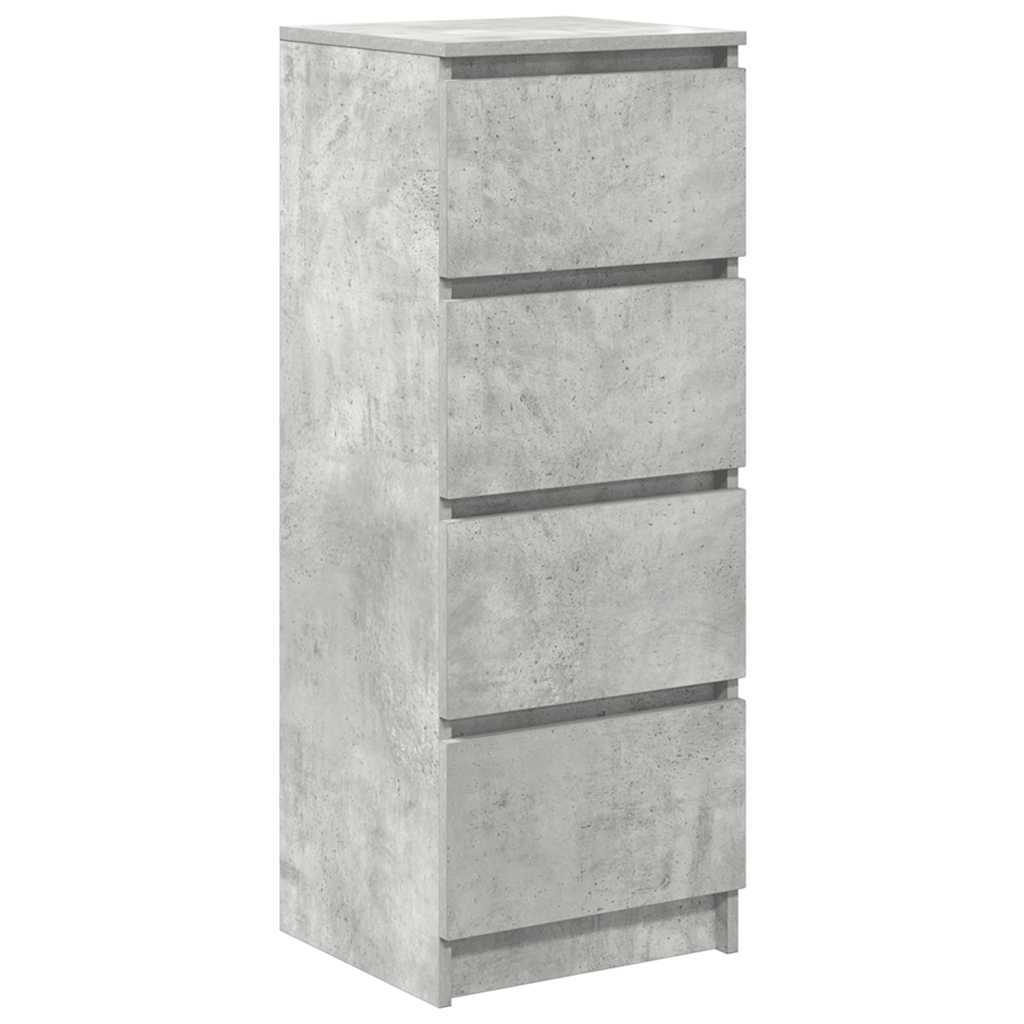 Bufetă Gri Beton 37,5x35x99 cm Lemn prelucrat GartenMobel Dekor