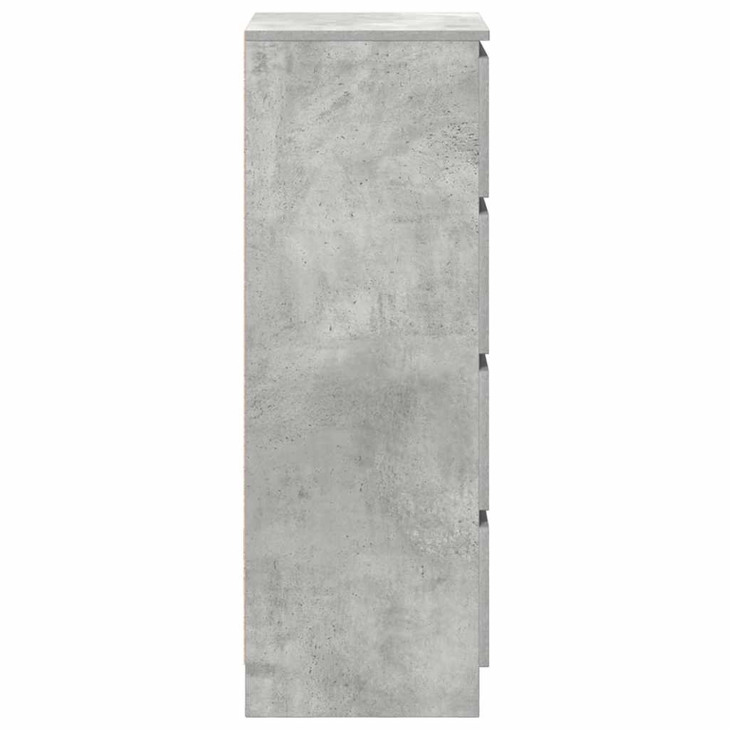 Bufetă Gri Beton 37,5x35x99 cm Lemn prelucrat GartenMobel Dekor