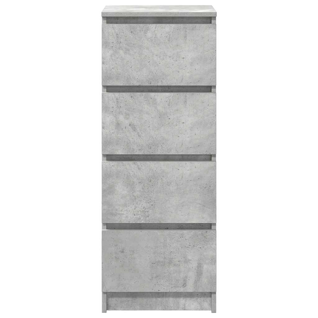 Bufetă Gri Beton 37,5x35x99 cm Lemn prelucrat GartenMobel Dekor