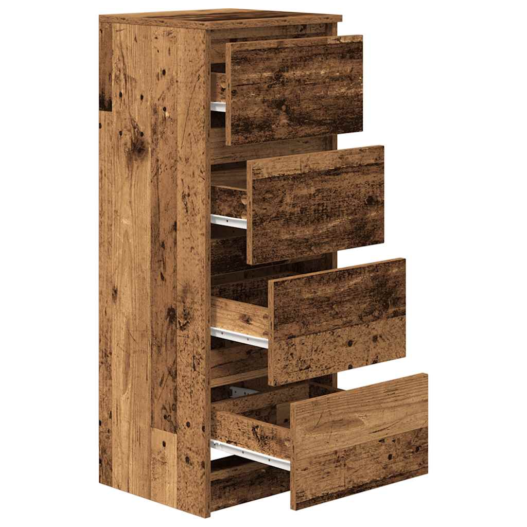 Bufetă Lemn vechi 37,5x35x99 cm Lemn prelucrat GartenMobel Dekor