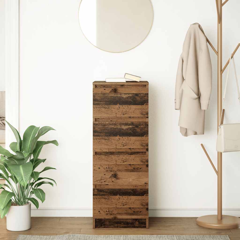 Bufetă Lemn vechi 37,5x35x99 cm Lemn prelucrat GartenMobel Dekor