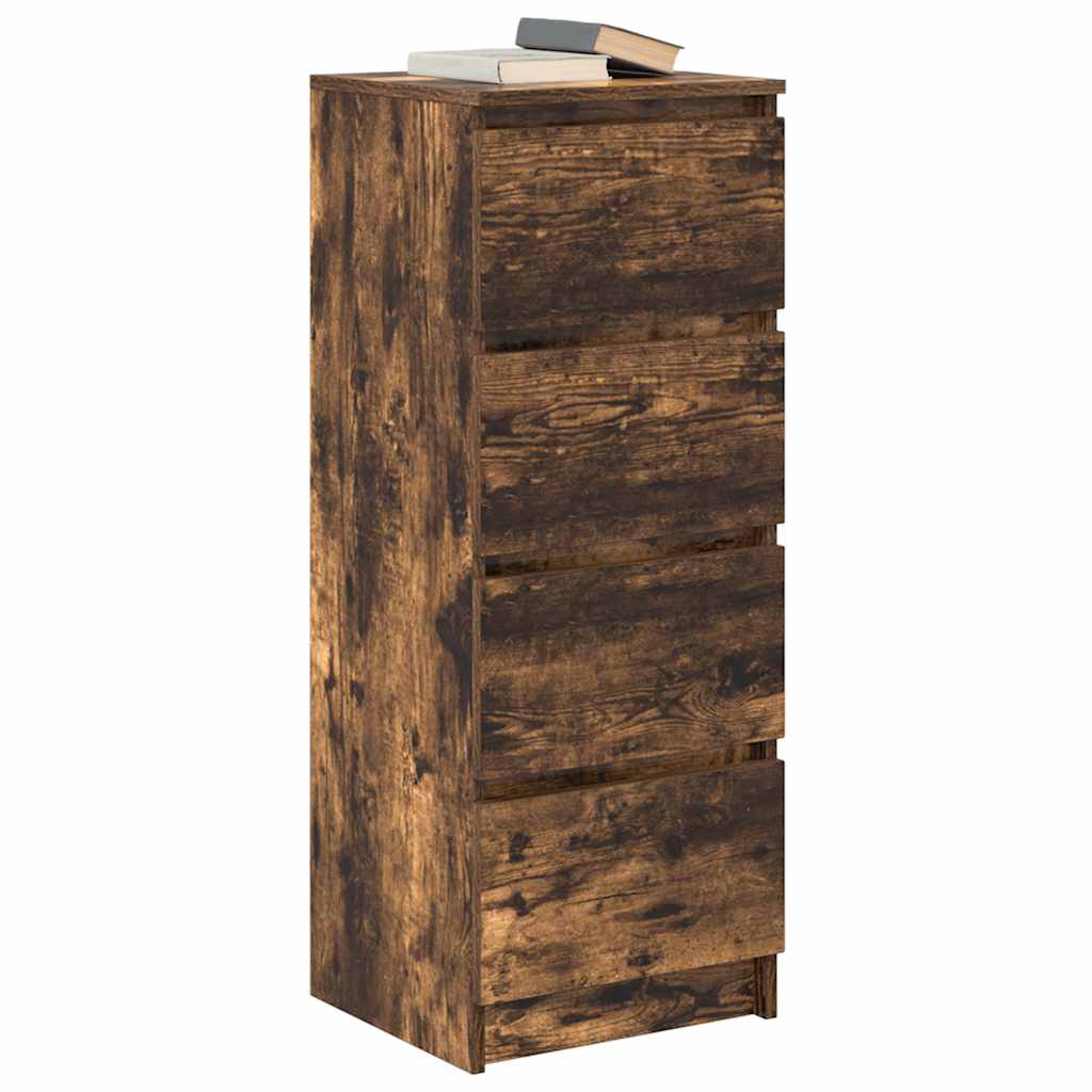 Bufetă Stejar afumat 37,5x35x99 cm Lemn prelucrat GartenMobel Dekor