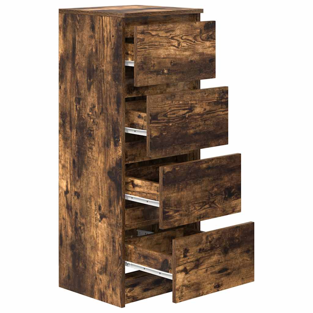 Bufetă Stejar afumat 37,5x35x99 cm Lemn prelucrat GartenMobel Dekor