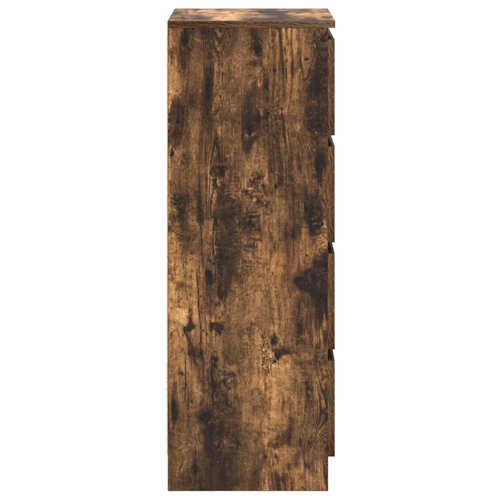 Bufetă Stejar afumat 37,5x35x99 cm Lemn prelucrat GartenMobel Dekor