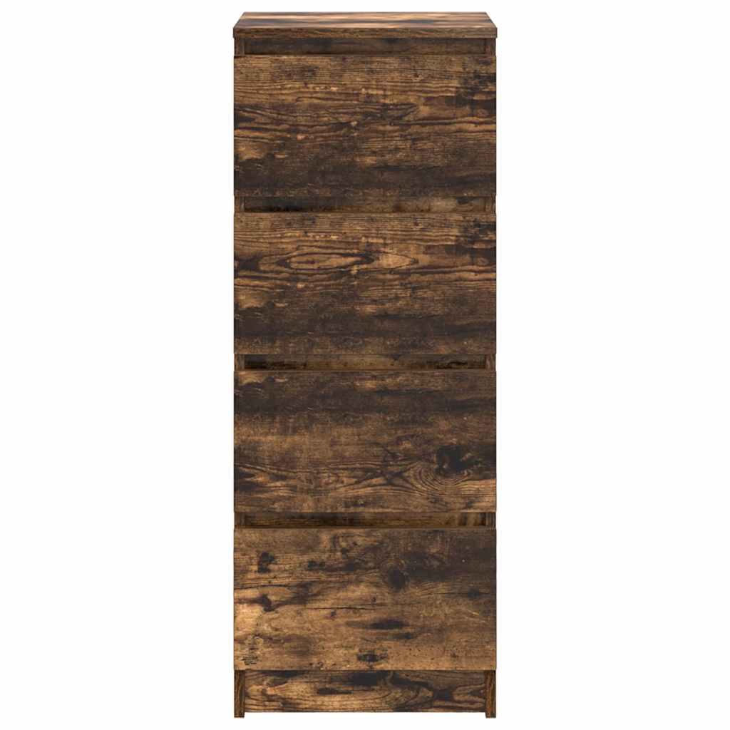 Bufetă Stejar afumat 37,5x35x99 cm Lemn prelucrat GartenMobel Dekor