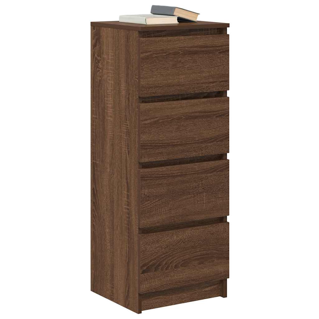 Bufetă Stejar maro 37,5x35x99 cm Lemn prelucrat GartenMobel Dekor