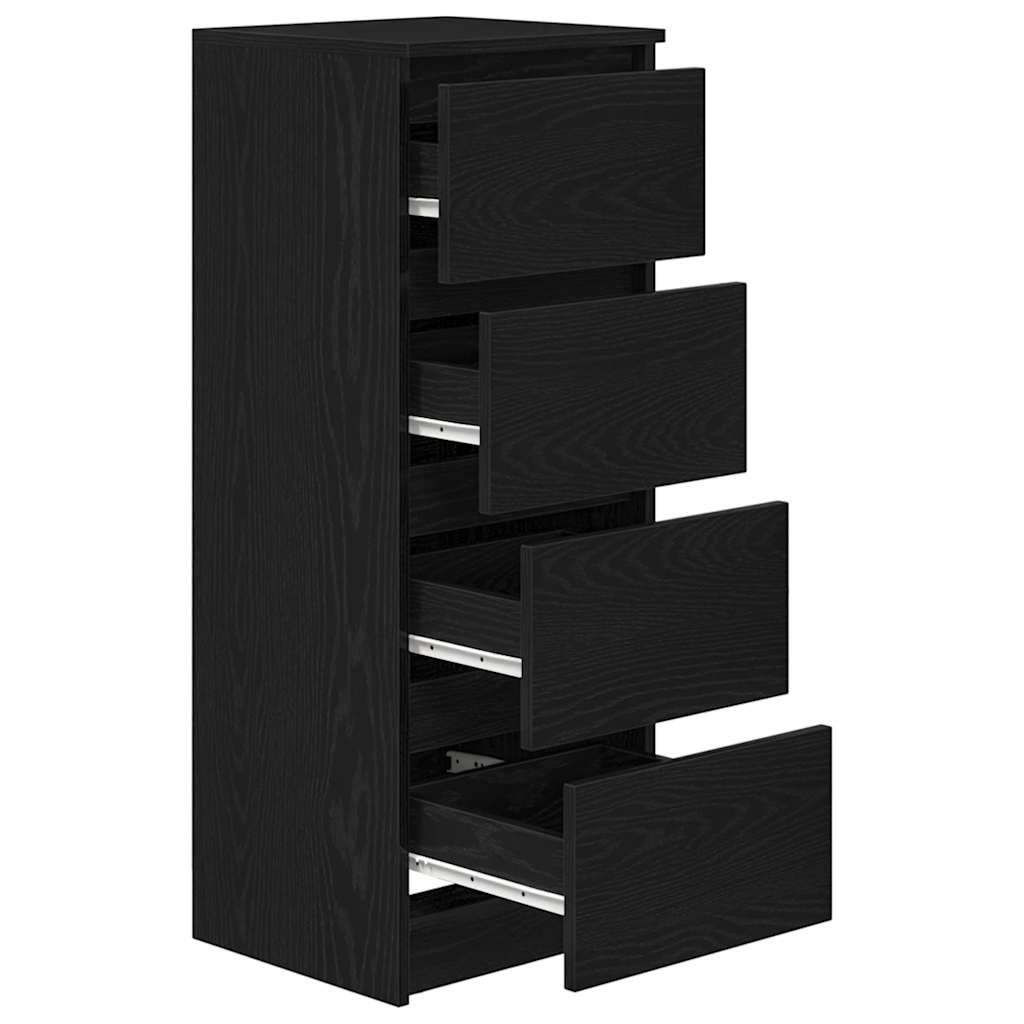 Bufetă Stejar negru 37,5x35x99 cm Lemn prelucrat GartenMobel Dekor