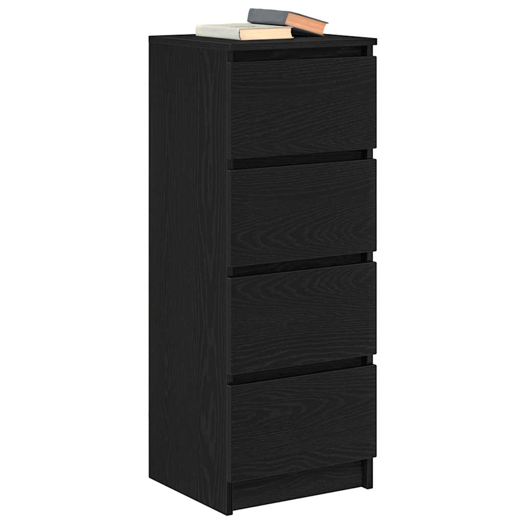 Bufetă Stejar negru 37,5x35x99 cm Lemn prelucrat GartenMobel Dekor