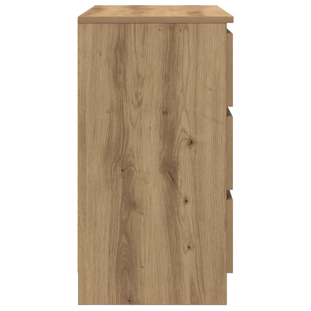 Bufetă cu sertar Artisan Stejar 71x35x65 cm lemn prelucrat GartenMobel Dekor