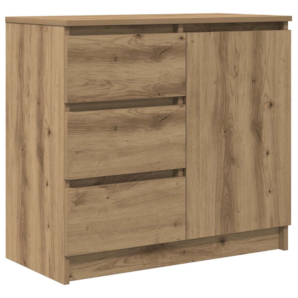 Bufetă cu sertar Artisan Stejar 71x35x65 cm lemn prelucrat GartenMobel Dekor