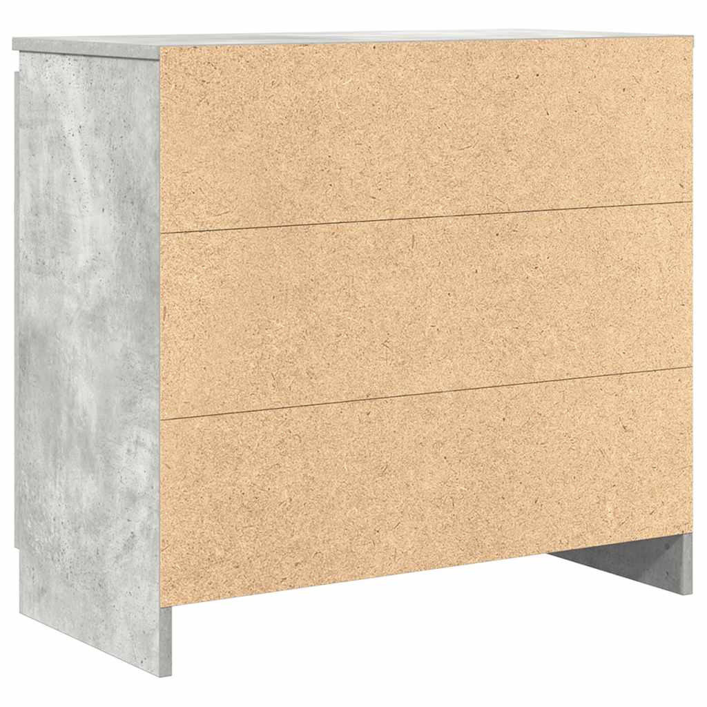 Bufetă cu sertar Gri beton 71x35x65 cm Lemn prelucrat GartenMobel Dekor
