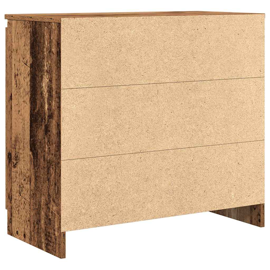 Bufetă cu sertar Lemn vechi 71x35x65 cm Lemn prelucrat GartenMobel Dekor