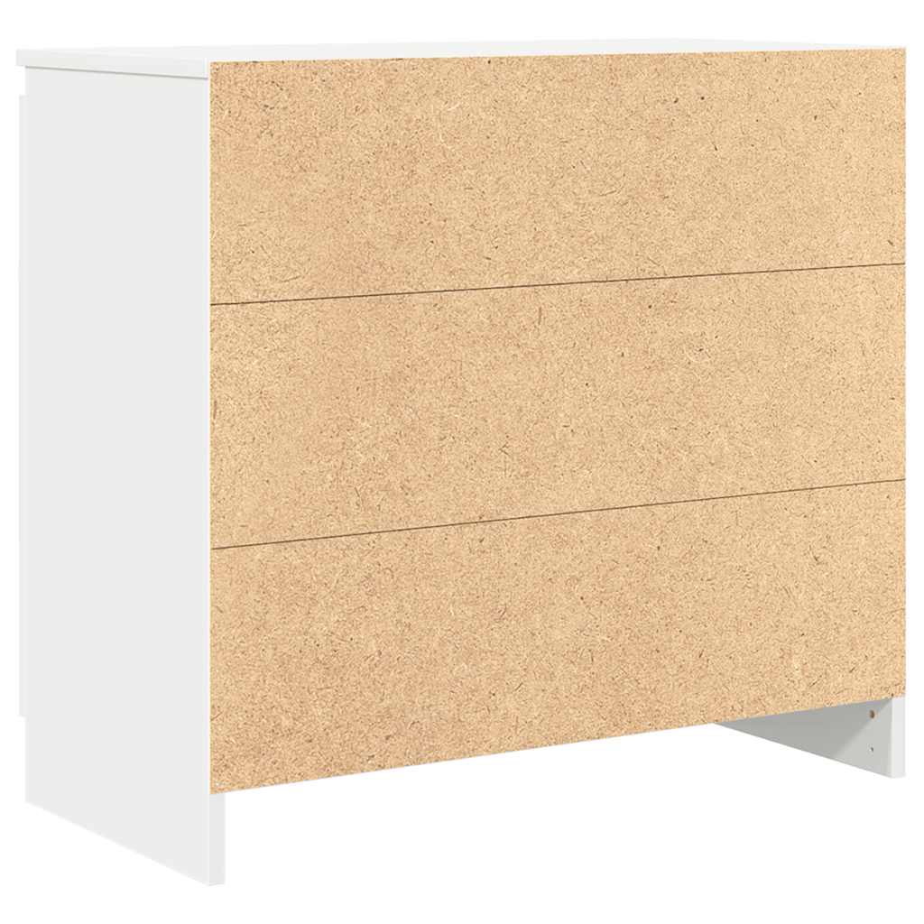 Bufetă cu sertar alb 71x35x65 cm din lemn prelucrat GartenMobel Dekor