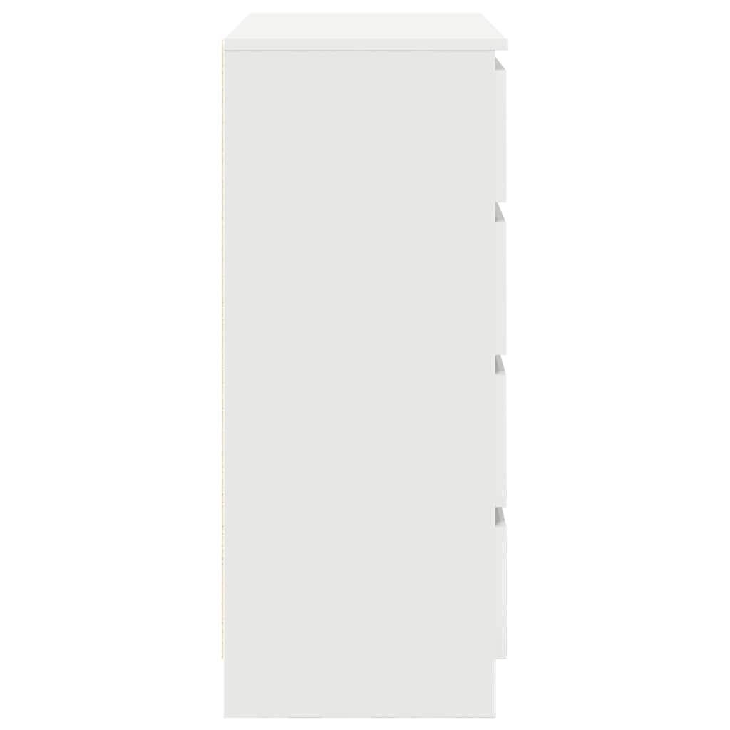 Bufetă cu sertare, alb, 71x35x84 cm, lemn prelucrat GartenMobel Dekor