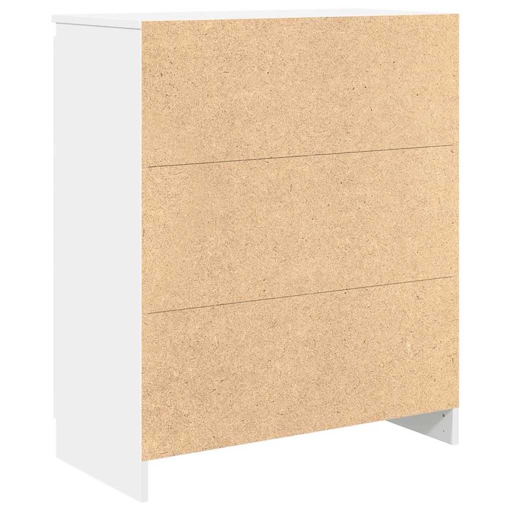 Bufetă cu sertare, alb, 71x35x84 cm, lemn prelucrat GartenMobel Dekor