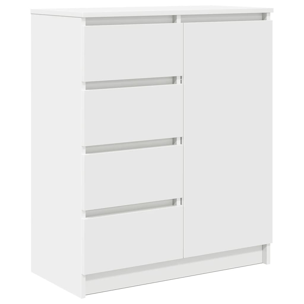Bufetă cu sertare, alb, 71x35x84 cm, lemn prelucrat GartenMobel Dekor