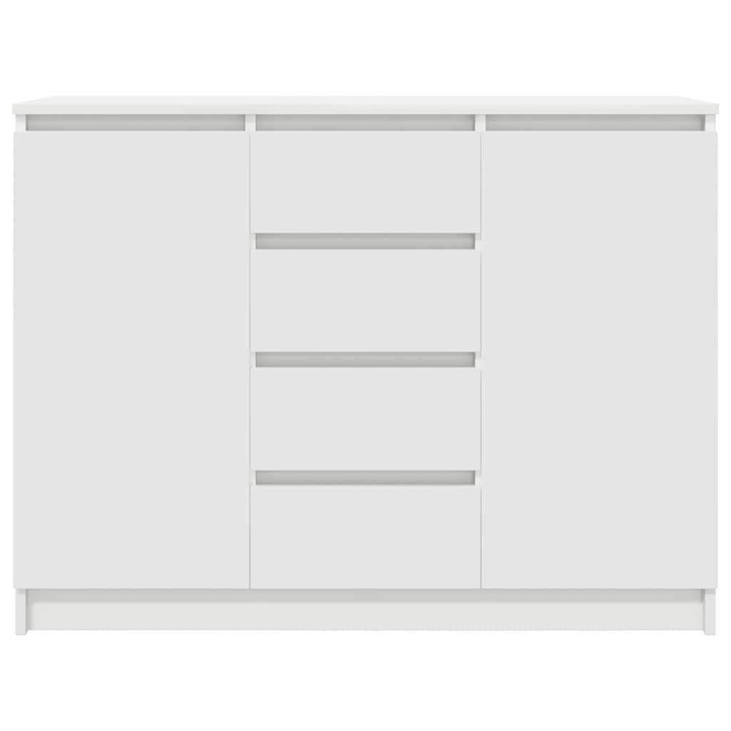 Bufetă cu sertare Alb 100,5x35x76 cm Lemn prelucrat GartenMobel Dekor