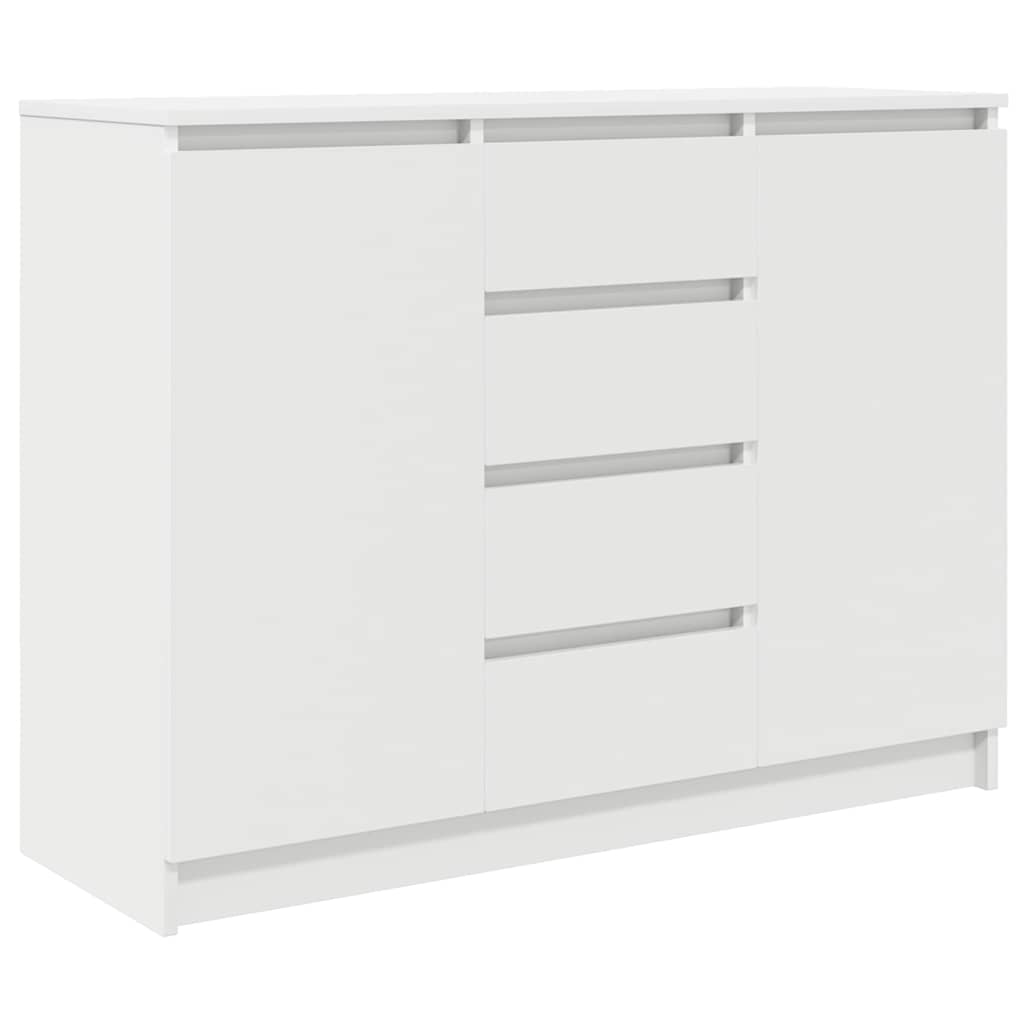 Bufetă cu sertare Alb 100,5x35x76 cm Lemn prelucrat GartenMobel Dekor