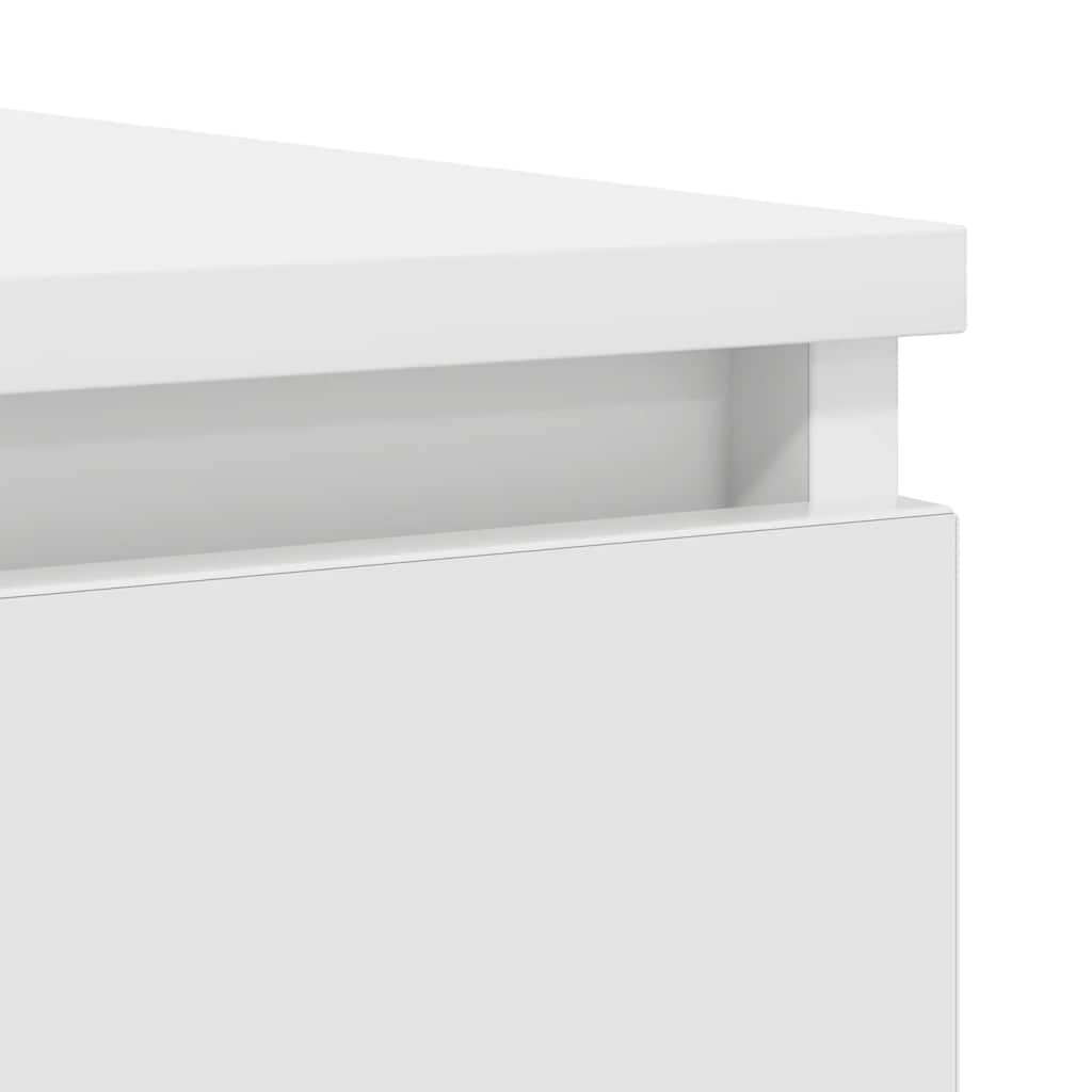 Bufetă cu sertare Alb 100,5x35x98,5 cm Lemn prelucrat GartenMobel Dekor